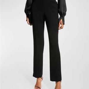 Lafayette 148 Finesse‎ Crepe Barrow Pant / Black / SZ 14